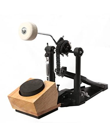 Bass Drum Practice Pad Janerock Bass Drum pad with Drum Beater（Pedal Not Included）