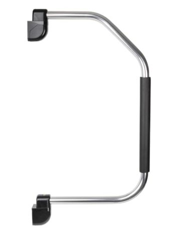 Manufacturers' Select ITC Inc Stow & Go Folding Assist Handle for RV's, 5th Wheels, and Trailers, Comfort-Padded RV Assist Entry Handle (Faux Stainless) (B07WNTMW9B)