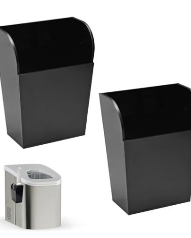 2 Pack Black Ice Scoop Holder, Ice Maker Scoop Holder for Counter Top Ice Makers and Machines