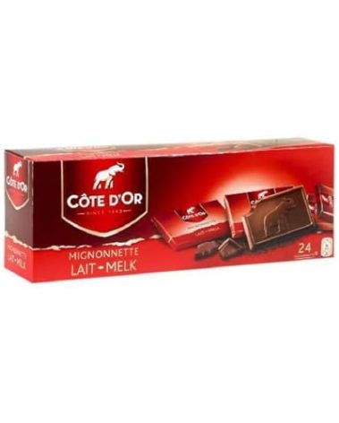 Cote D'Or Mignonnettes Milk Chocolate Bar, 1.0 Ounce, Belgian Chocolate, Individual Box