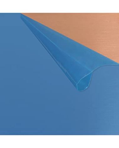 1 Pieces 99.9% Pure Copper Sheet, 12" x 12", 18 Gauge(1mm) Thickness, Film Attached Copper Plate, Great for Jewelry, Crafts, modelers