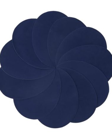 10PCS Elbow Patches, Suede Fabric Navy Blue Iron on Patches for Clothes Jeans Jackets Sweaters Shirt, Pants Patches for Holes, Repair Iron on Fabric Applique Patch for Men Women Kids (4.3×5.5 Inch)