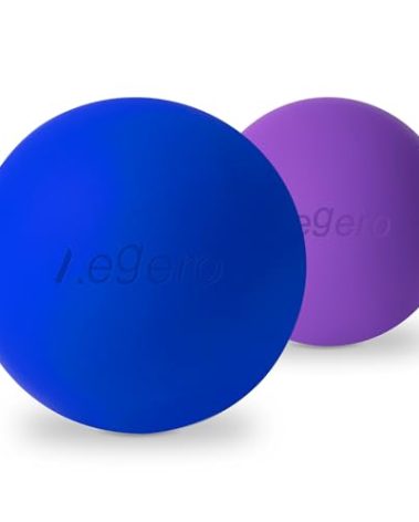 Massage Lacrosse Balls for Myofascial Release,Yoga Deep Tissue Massage,Trigger Point Therapy and Foot Plantar Fasciitis,Muscle Soreness Massager Ball (2Pack,Deep Blue and Purple)