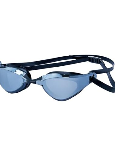THEMAGIC5 Designed for Recreational & Competitive Swimming | Adult Swimming Goggles for Men & Women | Antifog & No Leakage Design (Silver Mirror)