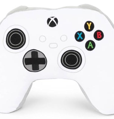 Jay Franco Xbox Controller Plush Shaped Pillow - Super Soft Gaming Pillow - Polyester Microfiber, 11 Inches