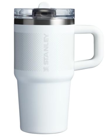 STANLEY Quencher ProTour Flip Straw Tumbler with Leakproof Lid 20 oz | Built-In Straw and Handle | Cup Holder Compatible for Travel | Insulated Stainless Steel Cup | BPA-Free | Frost Fade