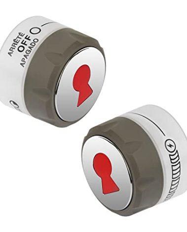 UYZO 91538 Lighted Control Knobs 2 Pack for Weber Summit Grills,Fit for E-470, E-670, S-460, S-470, S-660, S-670 etc.