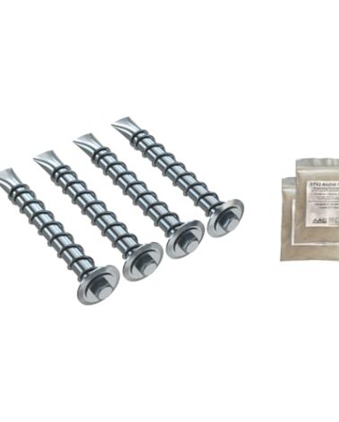 AK-4 Asphalt Anchor & Grout Kit - Four 1500 lbs. Pull Rated SP10-38 Chemical Anchors (5/8" x 6") with 2 EPX2 Anchoring Cement Bags