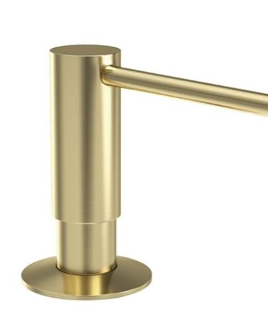 Samodra Sink Soap Dispenser, Metal Pump Head Liquid Lotion Countertop Kitchen Bathroom Soap Dispenser with 12 OZ PET Bottle