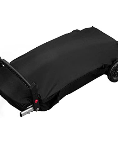 Onlyfire Grill Cover for Weber 9010001 Traveler Grill, Heavy Duty Waterproof 600D Fabric Weather Resistant Protective Cover, Portable Storage Grill Cover Replacement for Weber Traveler Grill