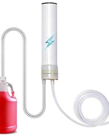 RV Electric Antifreeze Pump Kit, RV Antifreeze Accessories, Self-Priming Water Pump with 2 Hoses, Winterize RV Plumbing System, Marine Boat, Camper (RV Electric Antifreeze Pump Kit)