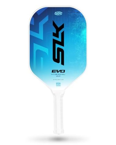 Selkirk Sport SLK Evo Hybrid XL Pickleball Paddle by Selkirk Sport | C7-Flex Hybrid Fiberglass Pickleball Paddle Face with Spinflex Surface and Rev-Hybrid Polymer Core | Hybrid Blue XL