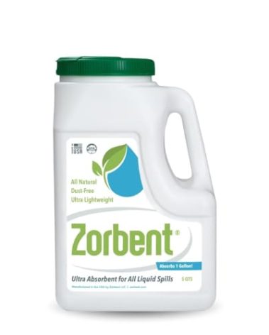 Liquid Spill Kit | 16X More Absorbent than Clay, Commercial-Grade Vomit, Urine, Oil, All Liquids Spill Powder, Reusable