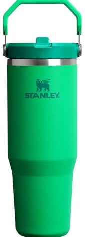 STANLEY IceFlow 2.0 Flip Straw Tumbler with Handle 30 oz | Twist On Lid and Flip Up Straw | Leak Resistant Water Bottle | Insulated Stainless Steel | BPA-Free | Meadow