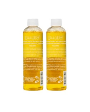 iSonic Vinyl Record Cleaning Solution Concentrate, Low Foam, CSVR02x2 (2-Pack)