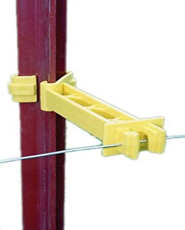 Zareba ITRXY-Z 5-Inch Snap-on Reversed Insulator, Yelllow