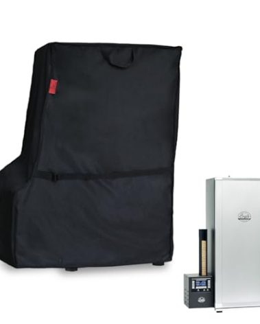 Smoker Cover Fits Bradley Smoker BTDS108P 6-Rack Outdoor Natrual Draft Digital Vertical Smoker, Cover Geny Heavy Duty Waterproof Outdoor Cover (26"W x 20"D x 41"H)