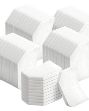 Gazeer 50 Pack Unscented Humidifier Aroma Pad, Humidifier Replacement Filters Compatible with Homvana 3.6L Cool Mist Top-Fill Humidifiers for Bedroom Home, Diffuse Fragrances