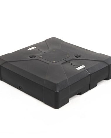 PURPLE LEAF DY1100 Offset Patio Umbrella Base Sand/Water Filled Square, 32.2'' X 32.2''