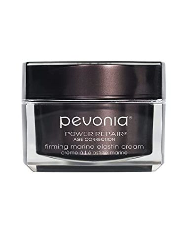 Pevonia Power Repair Age Correction Firming Marine Elastin Cream - Anti Aging Face Cream Skin Serum - Wrinkle Cream for Face - Deep Micro Pores Refine Facial Cream - 1.7 Oz Container