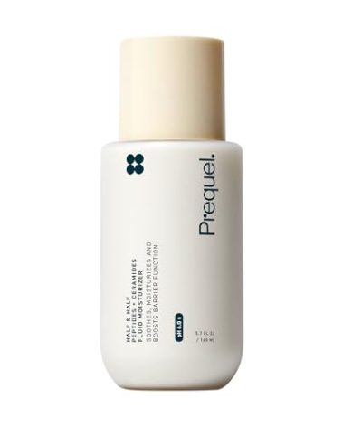 Prequel Skin Half and Half Fluid Moisturizer Face Cream. Lightweight Ceramide Peptide Lotion for All Skin Types, including Dry and Sensitive. Hydrating Facial Cream for Women and Men
