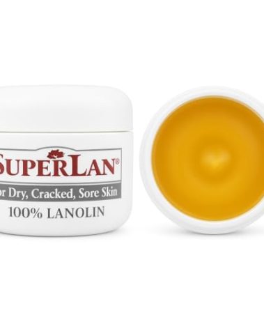 Lanolin Nipple Cream 1 Oz - 100% Organic Nipple Cream Lanolin - Body & Face Moisturizer for Eczema, Psoriasis & Severe Dry Skin - Ultra Hydrating & Soothing Skin Moisturizer for Hot & Cold Weather