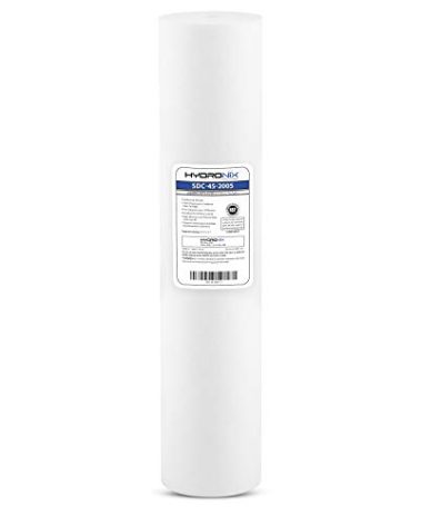 Hydronix SDC-45-2005 Whole House or Commercial NSF Polypropylene Sediment Water Filter Cartridge 4.5" x 20" - 5 micron