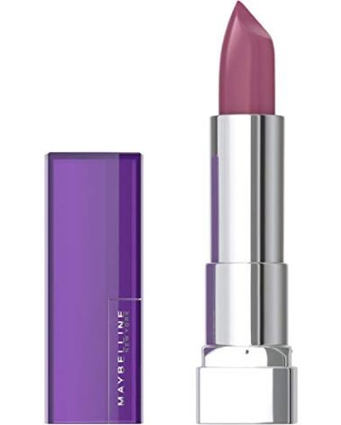 Maybelline Color Sensational Lipstick, Lip Makeup, Cream Finish, Hydrating Lipstick, On The Mauve, Mauve ,1 Count