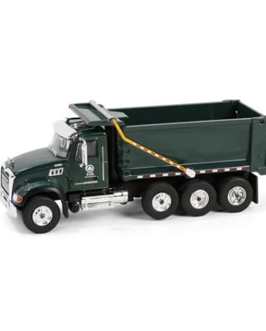 Greenlight Collectibles 1/64 2019 Mack Granite Dump Truck NYC Parks & Rec Dept, S.D. 19 45190-C, Diecast Metal Chassis, Rubber Tires, Plastic Details, Age 14+
