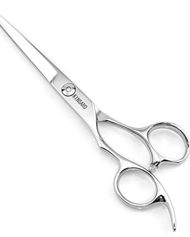 Hair Shears left hand 6 Inch Hair Scissors Left Hand Hair Cutting Scissors Lefty Barber Shears Left Handed KINSARO for Hairdresser Barbershop or Home Use