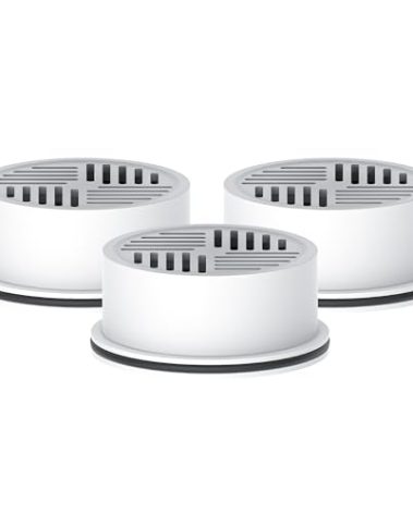 AQUA CREST Water Filter Compatible with LifeStraw® Home Pitcher and Dispenser Systems, Replacement for LifeStraw® Water Filter, Reduces Chlorine and Odor, Activated Carbon Filters, 3 Packs