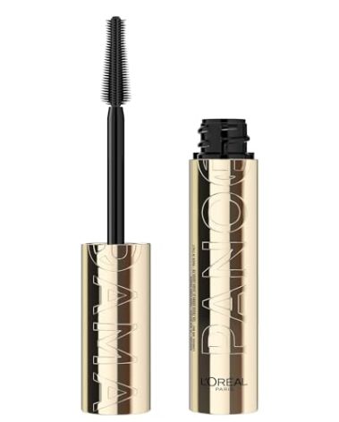 L'Oreal Paris Voluminous Panorama Mascara, Volumizing and Lengthening Mascara, Washable Longwear and Smudge Resistant Make Up, Black, 0.33 Fl Oz