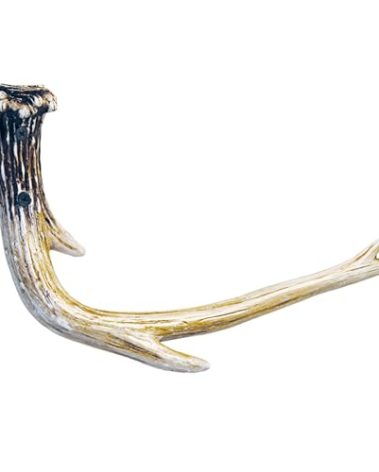 Rivers Edge Products Rivers Edge Products Deer Antler Hand Towel Rack - Wall-Mounted Hand Towel Holder - Decorative Hanger for Small Towels - Rustic Kitchen or Bathroom Decor for Home, Cabin, Lodge -