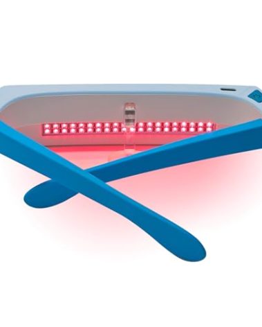Red Light Therapy Glasses 670nm - Supports Eye Comfort, Visual Wellness & Eye Health, Wearable Light Therapy Glasses - Helps Improve Eyesight, Reduce Eye Strain (Red Light)