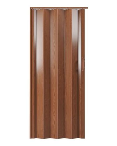 Techni Home Studio Series 48" W PVC Foldable Accordion Doors, Walnut