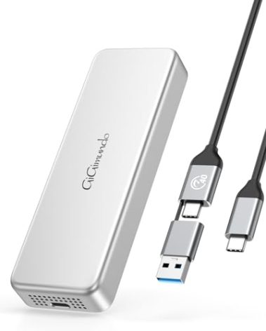 GiGimundo G40 USB4 40Gbps Portable SSD 2TB, CNC Crafted Aluminum, Built-in Active Turbo Fan External SSD for Content Creators and Creative Professionals, Up to 3200MB/S Ultra Fast Data Transfer