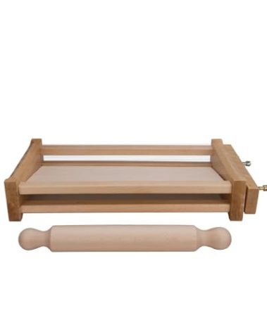 Eppicotispai "Chitarra" Pasta Cutter with 32cm/12.5-Inch Rolling Pin