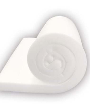 FOAMYFOAM High Density 4 inch Thick, 24 inch Wide, 72 inch Long Upholstery Foam, Cushion Replacement