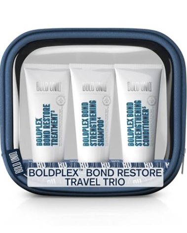Boldplex 3, 4 & 5 Bond Restore Hair Protein Treatment, Shampoo & Conditioner Travel Set For Dry & Damaged Hair - Hydrating Formula for Curly, Dry, Colored, Frizzy, Broken or Bleached Hair Types