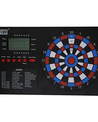 North Gear Darts Electronic Dart Scorer with Voice Prompts, 500+ Games