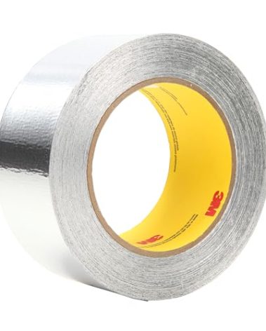 3M 85641 Aluminum Foil Tape, 2 in x 60 yd 4.6 mil, 425, Aluminum Foil, Silver