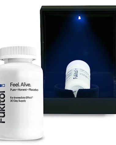 Fukitol Placebo Pills - Gift Edition: When It's Time to Make a Change - Pure & Honest Pill Capsule