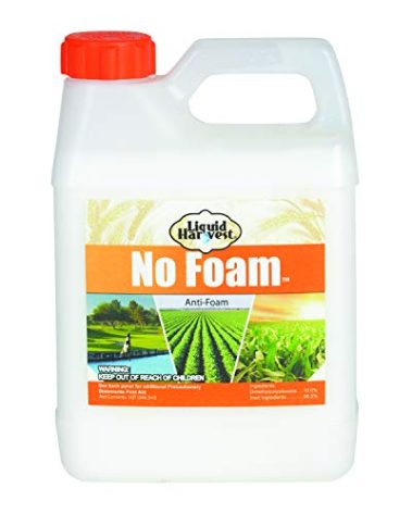 No Foam - Anti-Foam Quart, Defoamer for Spray Tanks, Eliminate Unwanted Foaming in Gallon Hand Sprayers, Recirculating Sprayers and Other Highly Agitated Solutions
