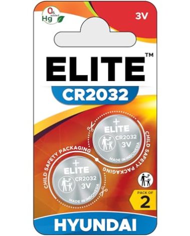Elite Batteries Key Fob Batteries Replacement for Hyundai 2001-2022 (Elantra Sonata Tucson Santa Fe Accent Kona Palisade Veloster Venue Ioniq Azera Nexo) Smart Key Remote - Retail Pack