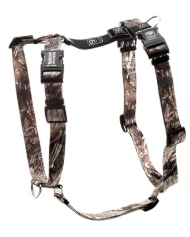 Blue-9 Buckle-Neck Balance Harness, Fully Customizable Fit No-Pull Harness, Ideal for Dog Training and Obedience, Made in The USA, Camo, Medium/Large
