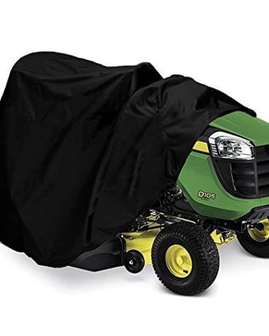 Riding Lawn Mower Cover, Waterproof Tractor Cover Fits Decks up to 54",Heavy Duty 420D Polyester Oxford, Durable, UV, Water Resistant Covers for Your Rider Garden Tractor Outdoor Lawn Mower Storage