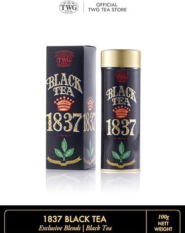 TWG Tea | 1837 Black Tea | Black Tea | Fruits & Flowers | Haute Couture Tin, 100g | Gift Set