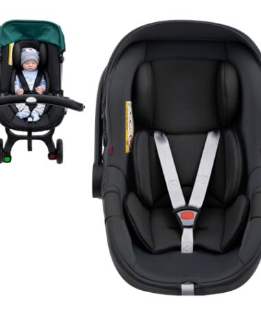 Infant Car Seat Insert, Ultra-Thick Carseat Head Support for Newborn, Breathable Mesh Baby Car Seat Cushion with Filled Sponge, Universal Baby Car Seat Head Support for Stroller, Swing, Carseat