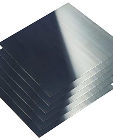Spring Steel 1095 Shim Sheet Assortment, Blue Tempered, Polished Finish, Spring Steel Shim Stock, 0.004", 0.008", 0.015", 0.02", 0.024", 0.03" Thick, 6" Width, 7.87" Length, 6 Pieces