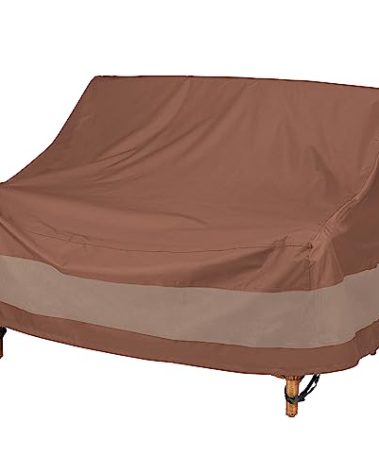 DUCKCOVERS ULV623835 Ultimate Patio Loveseat Cover, 62 "W x 38" D x 35" H, Mocha Cappuccino, Patio Furniture Covers